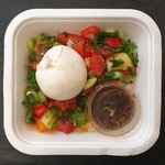 Salade tomates et mozzarella burratina 