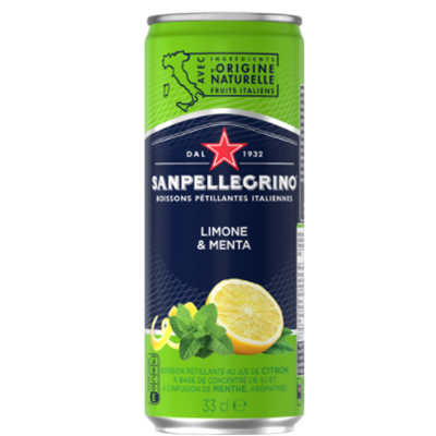 San Pellegrino limone menthe 33cl